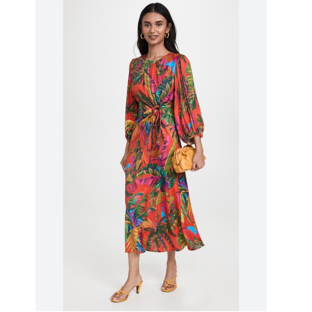 Farm Rio Urban Jungle Midi Dress